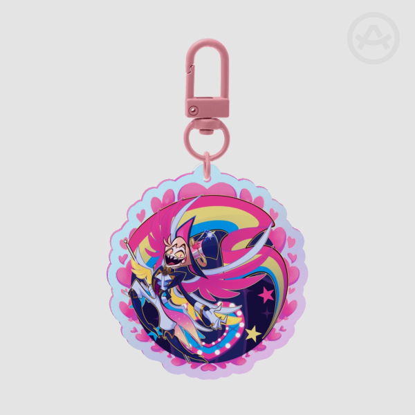 Lucifer Pride month | Rainbow Acrylic Keychain