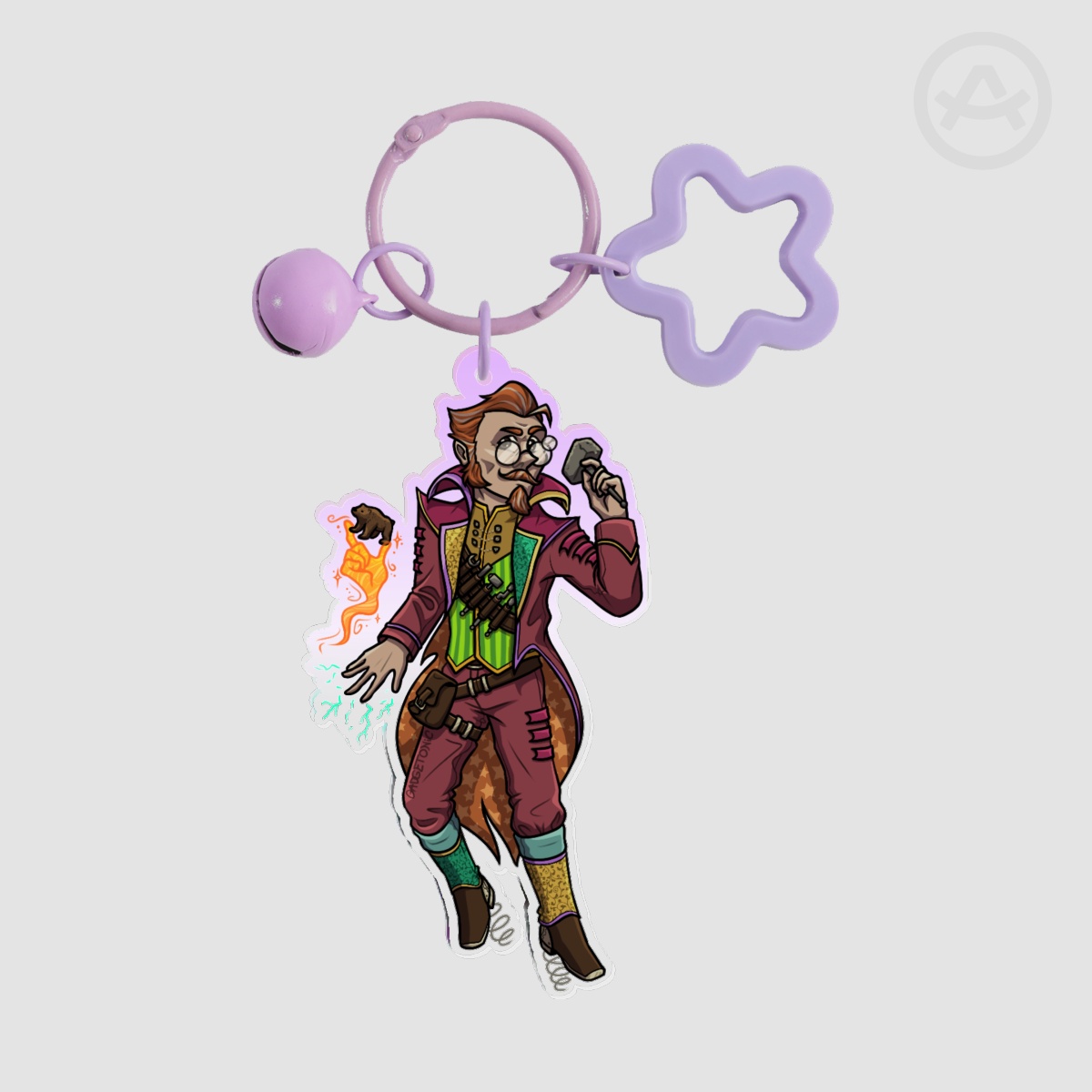 Artemis Fischer - Arcane Underground D&D Acrylic Keychain