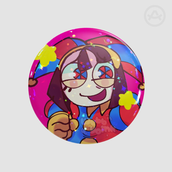 Pomni round button