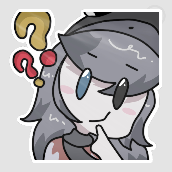 Sharky sticker (confused)