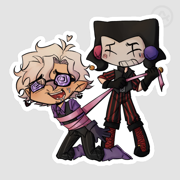 Superhero au Clownzy sticker