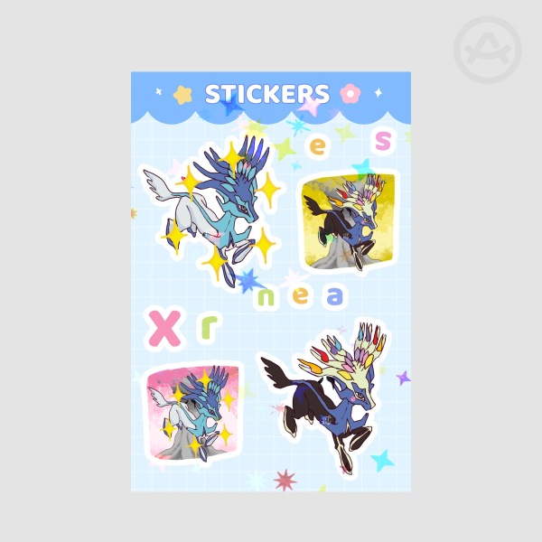 Coated Paper Stickers Sheet