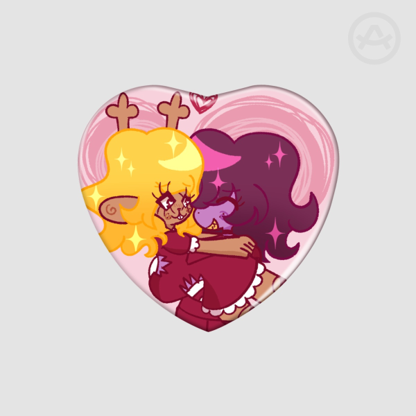 (Deltarune) Suselle Badge - Heart