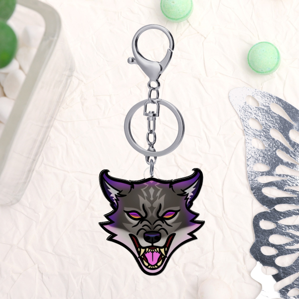 The Wolf Acrylic Keychain