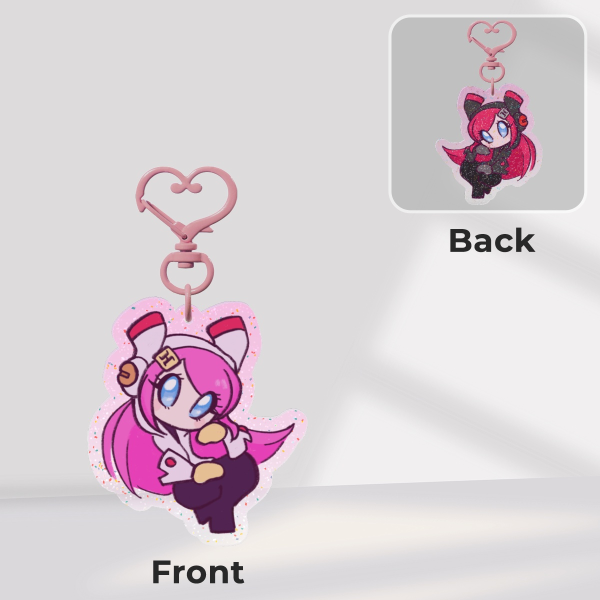 Susie Haltmann Double Sided Keychain