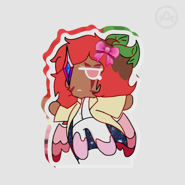 Choco-berry thick acrylic standee