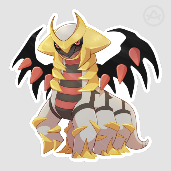 Giratina Glossy Sticker