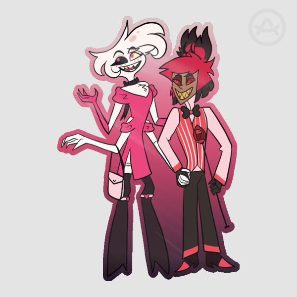 Glossy Sticker Radiodusk [Hazbin Hotel]