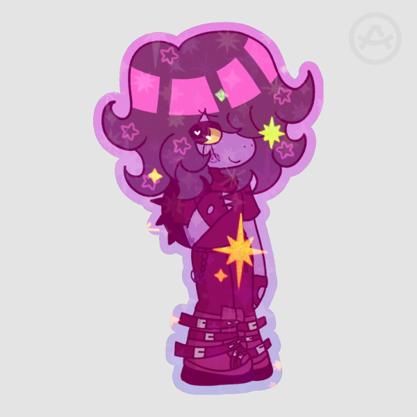 (Deltarune) Susie Holo Sticker
