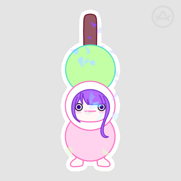 Silly Raiden Holo Sticker