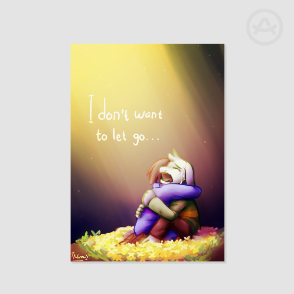 [Undertale] Frisk and Asriel Poster