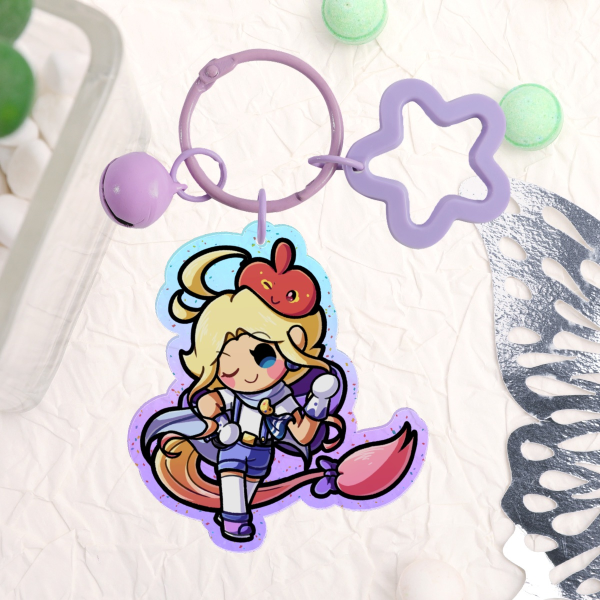 Peindre Nijifude - Colored Edge Acrylic Keychains
