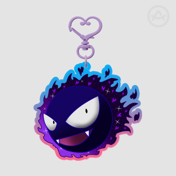 Ghastly Hearts Keychain