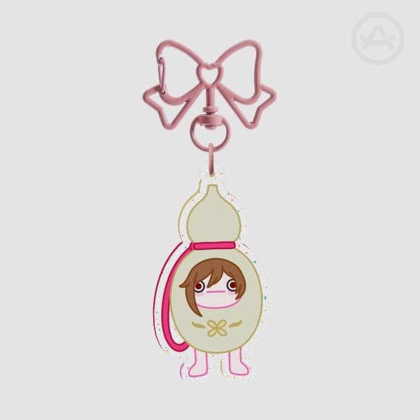 Silly Zhongli Keychain