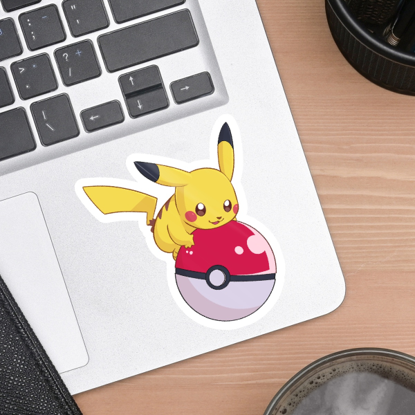 Pikachu Glossy Sticker