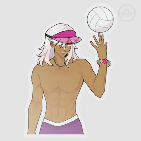 Clear Beach Cyno Sticker