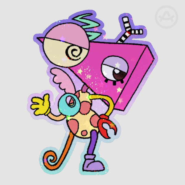 Chibi Zooble Sticker