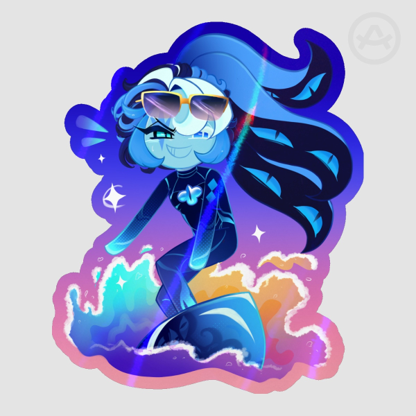 Shadow milk summer sticker