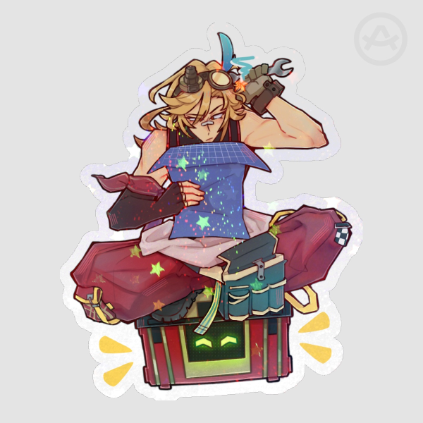 Holographic Mechanic Kaveh Sticker