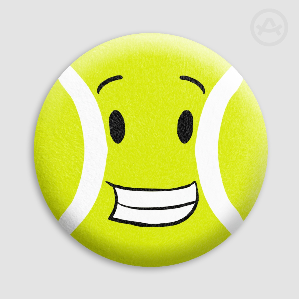 Tennis Ball BFDI Plush Badge