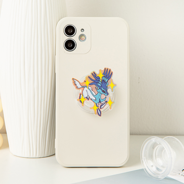 Acrylic Airbag Phone Holder - 1.96"(50mm), Rainbow