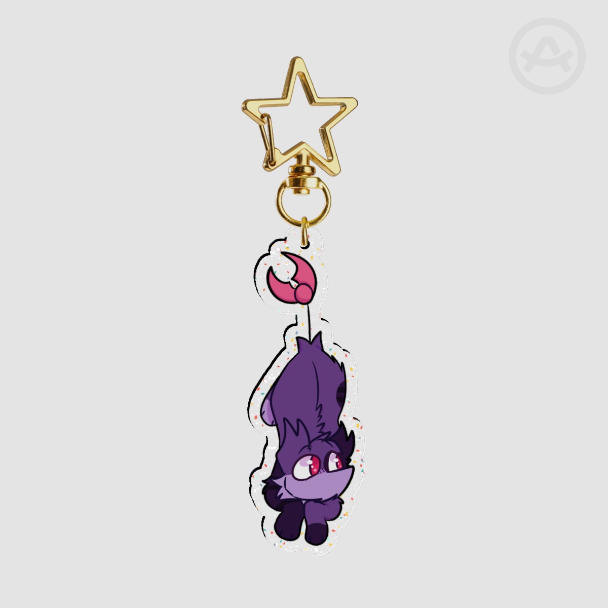 BH: Limited Riggeling Glitter Keychain