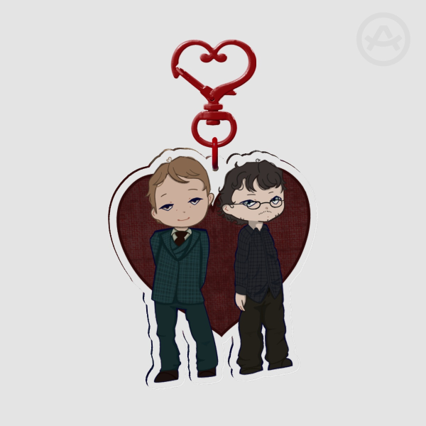 Hannigram Full Heart Keychain