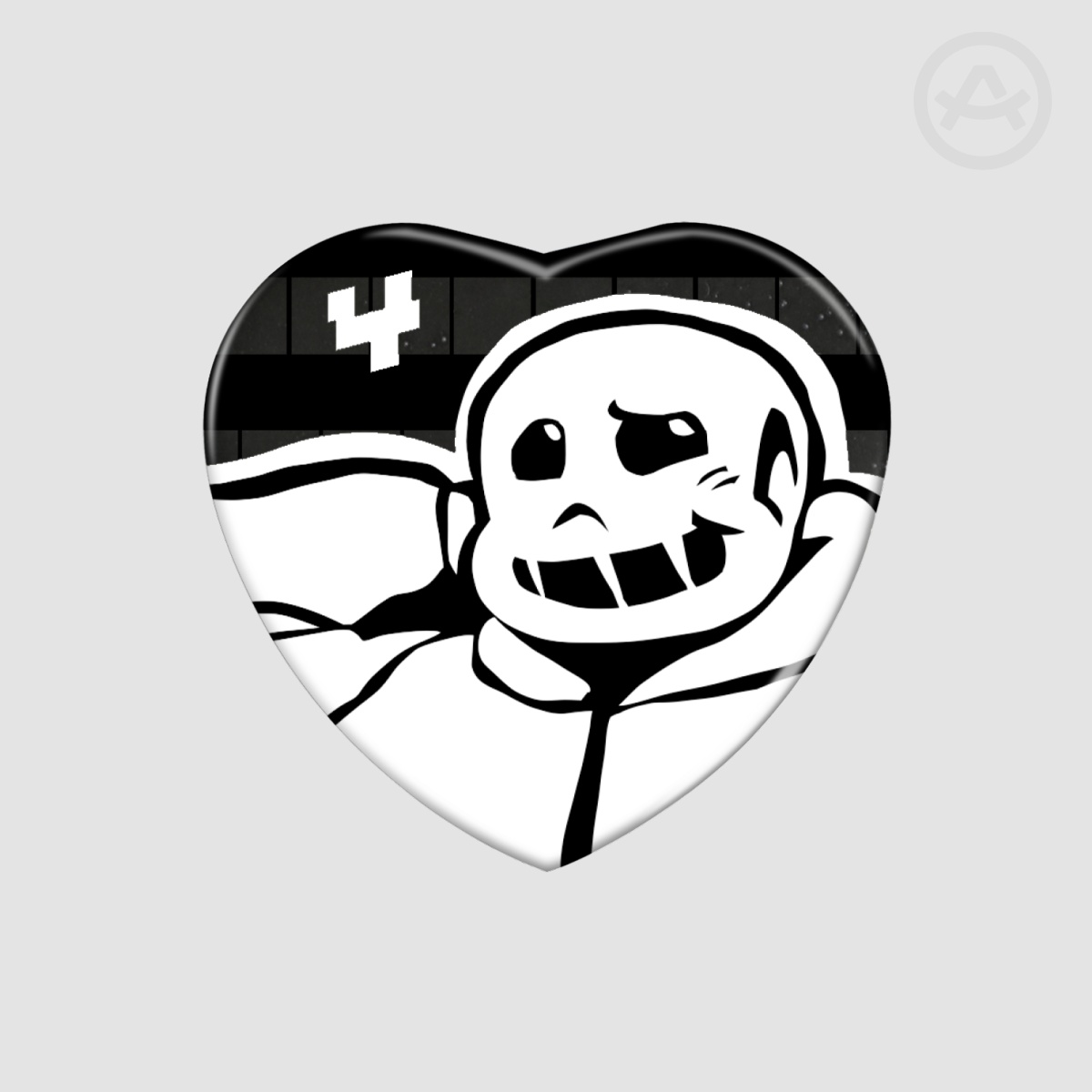 Sans Heart Pin || UNDERTALE