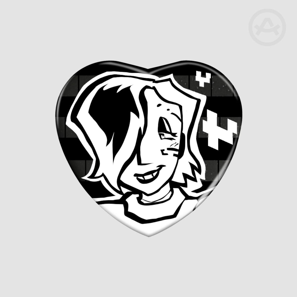 Mettaton Heart Pin || UNDERTALE