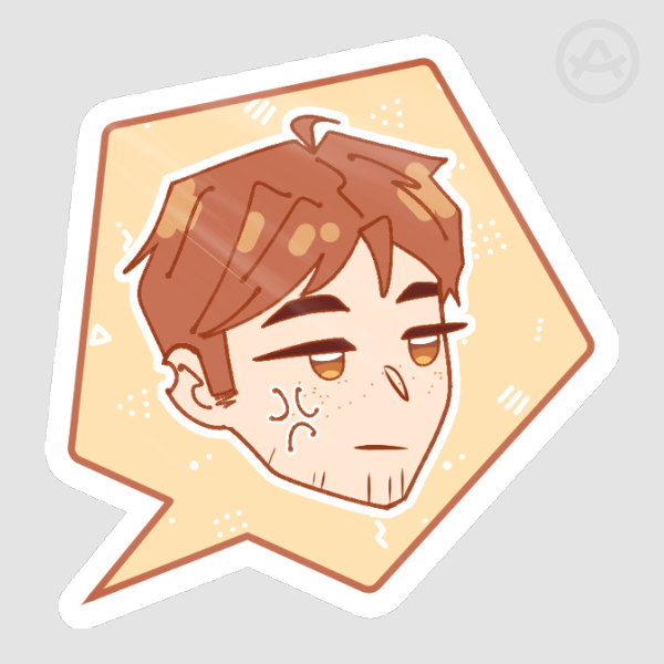 (Dispatch) Angry Robert Sticker