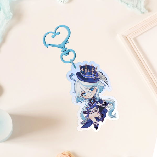Genshin Impact Furina Acrylic Keychain