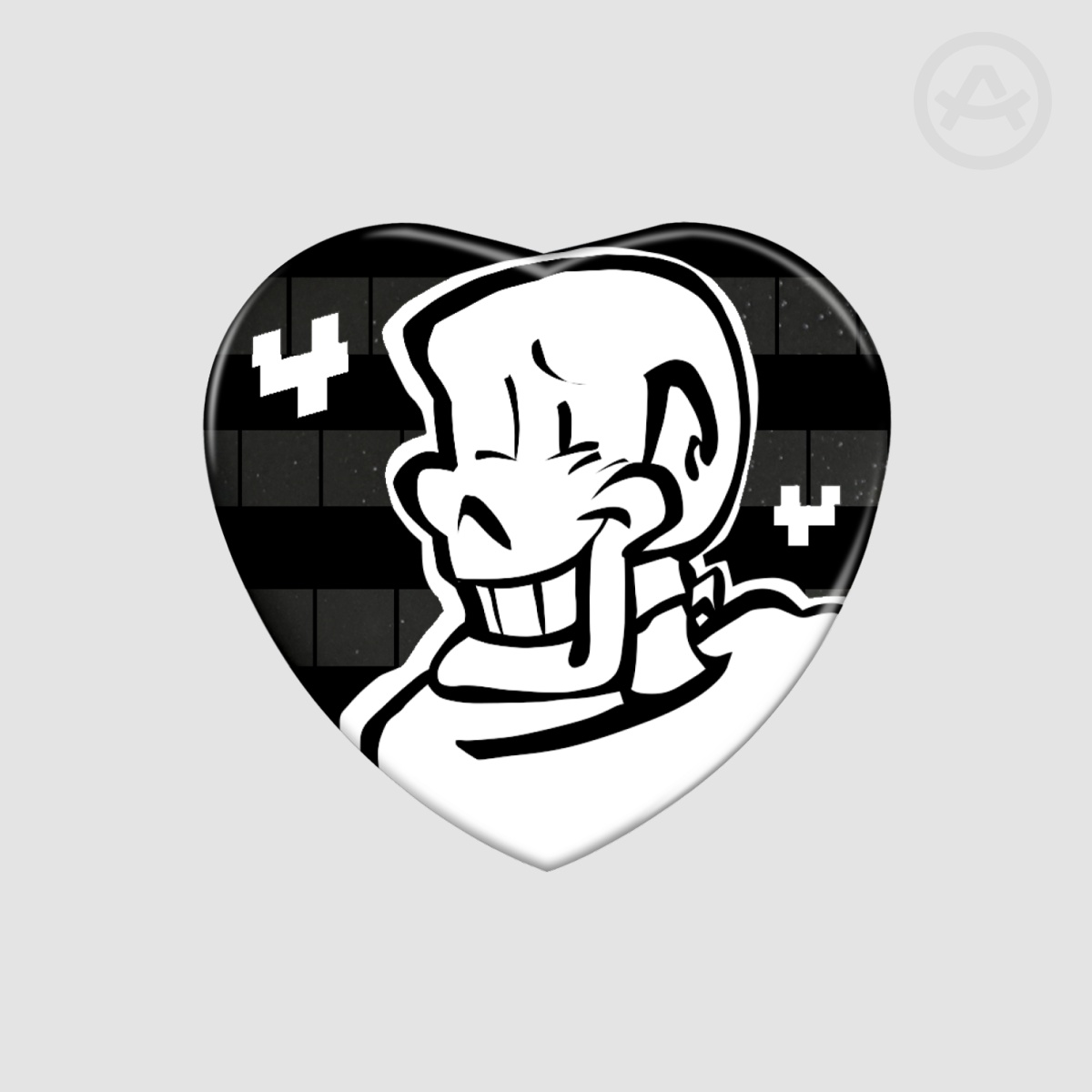 Papyrus Heart Pin || UNDERTALE