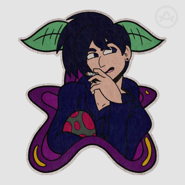 Sebastian Colored Edge Die Cut Stickers