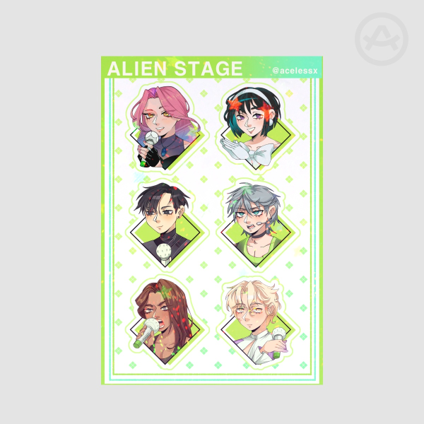 Alien Stage Stickers