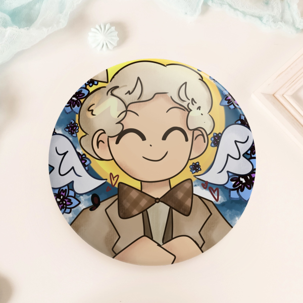 Good Omens Aziraphale Pin