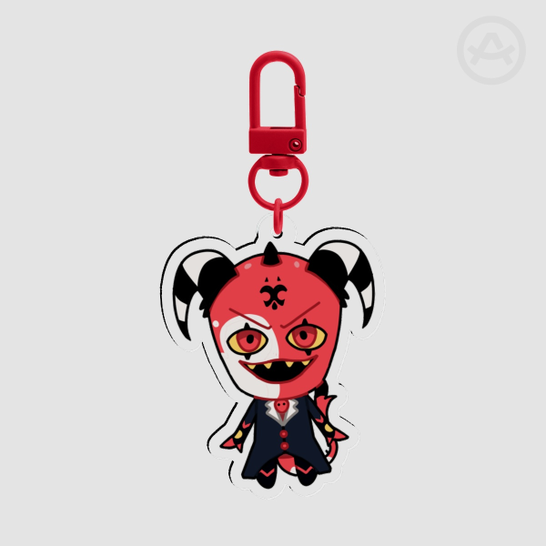 Blitzo Clear Acrylic Keychain