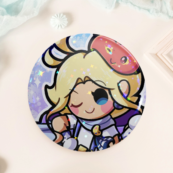 Peindre Nijifude - Button Holo Star Badge