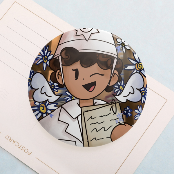 Good Omens Muriel Pin