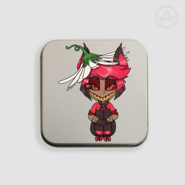 Chibi Alastor Metal Storage Box