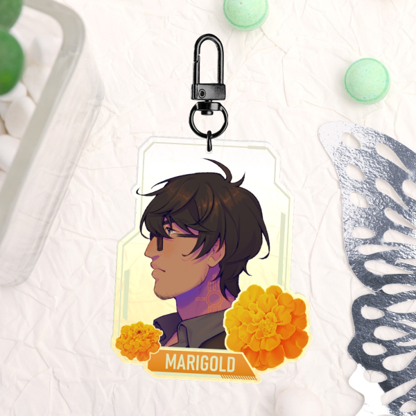 Nicholas D. Wolfwood - Marigold Keychain
