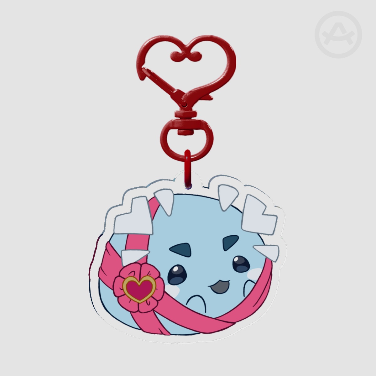 Slime Valentine's Day Keychain