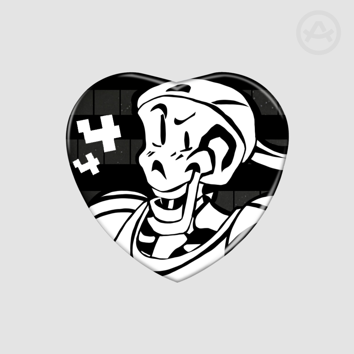 COOL DUDE Heart Pin || UNDERTALE , PAPYRUS