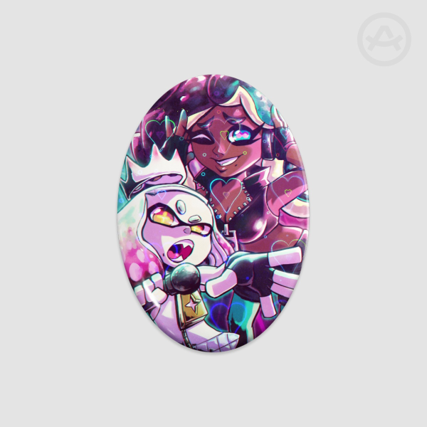 Pearl and Marina - Splatoon 2 (Badge/Pin)