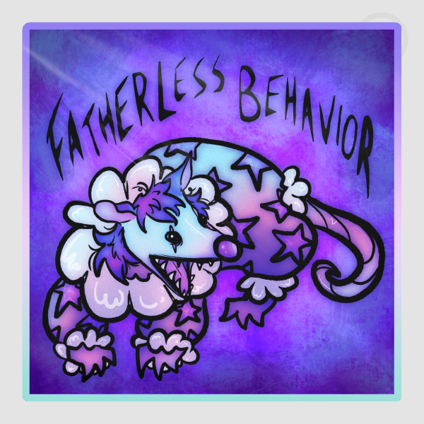 “Fatherless Behavior” v2 — Glossy Sticker