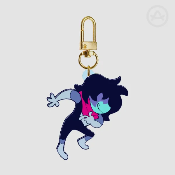 Kris Dreemurr Rainbow Acrylic Keychain (Full Bleed)
