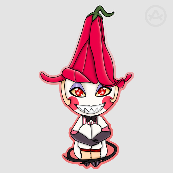 Chibi Lucifer Vinyl Sticker