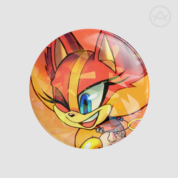 Sticks The Badger - Sonic The Hedgehog (Badge/Pin)