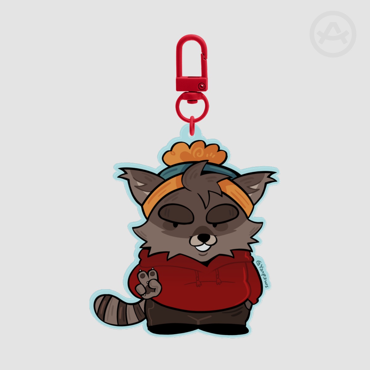 South Park Eric Cartman Racoon Keychain