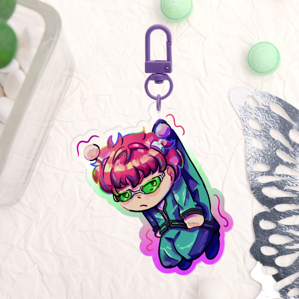 Saiki K Saiki Dangling Keychain