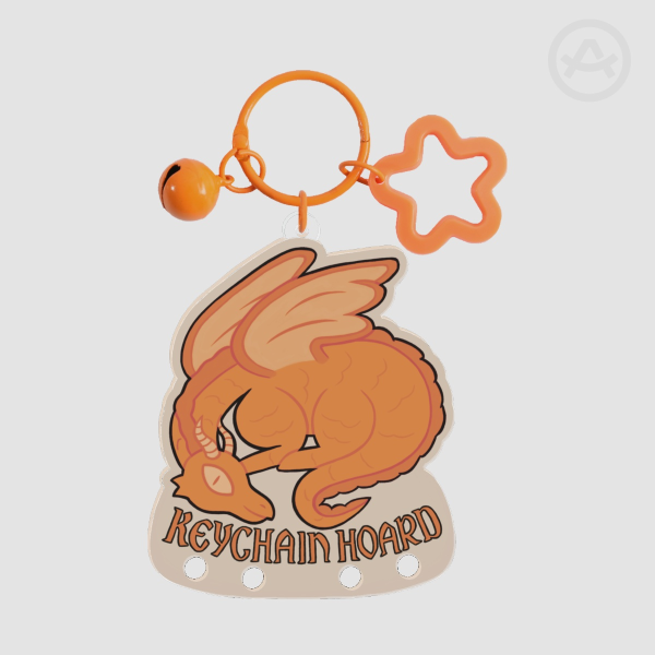 Dragon Keychain Hoard Charm Holder